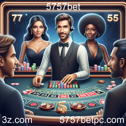 Experiência Imersiva nos Cassinos ao Vivo do 5757bet